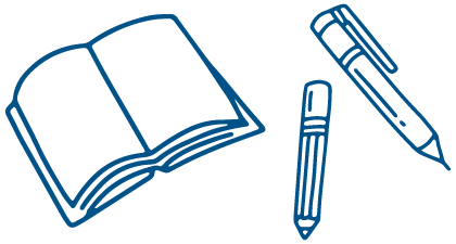 book and pen icon