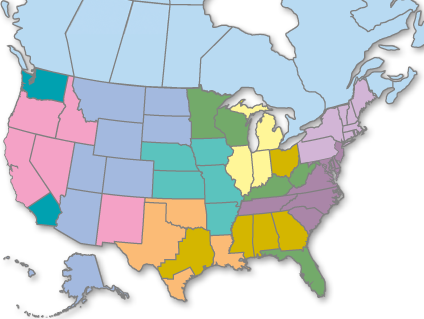 Solution Tree directors map