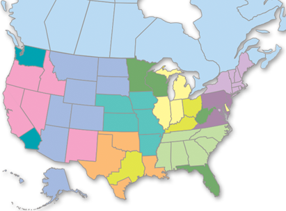 Solution Tree directors map